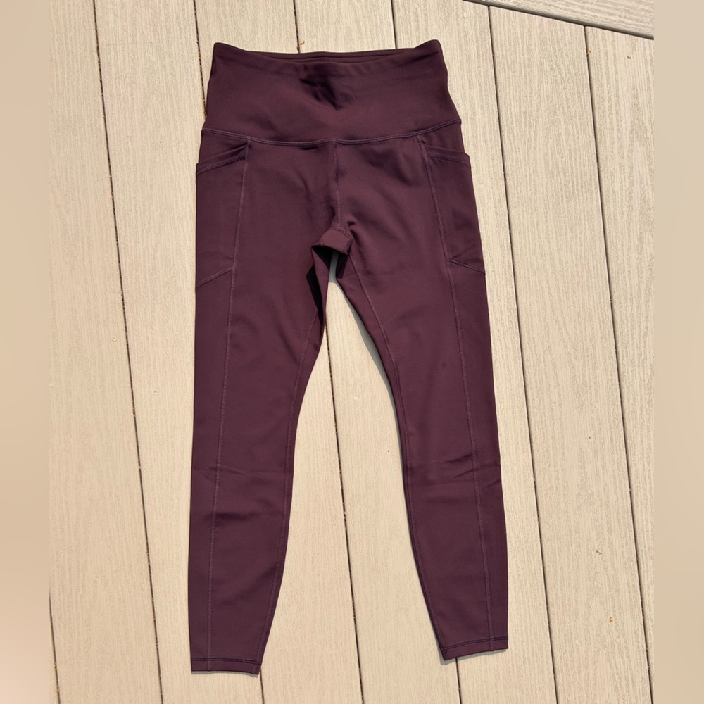 RBX Purple Leggings Athletic Stretch Fabric